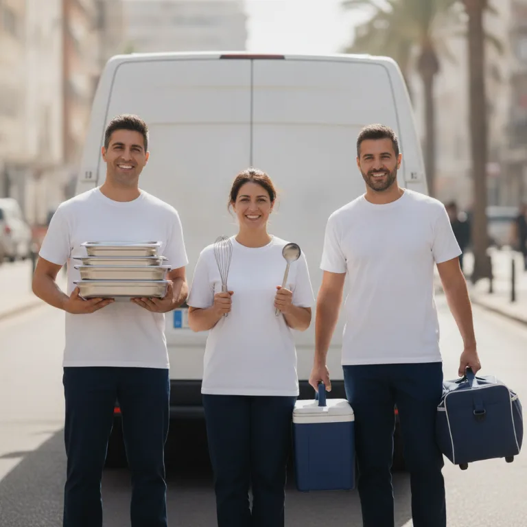 Catering team a Portici